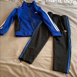Adidas track suit size 5